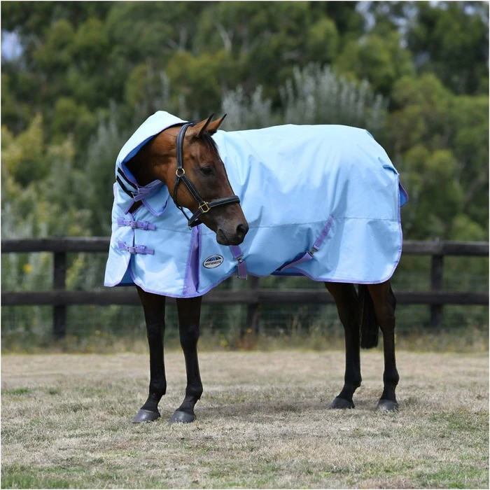 2023 Weatherbeeta Comfitec Classic Combo Neck Lite 10020580 - Light Blue / Purple 3 2023 Weatherbeeta Comfitec Classic Combo Neck Lite 10020580 - Light Blue / Purple