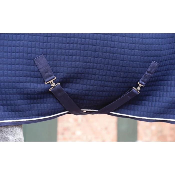 2022 Weatherbeeta Thermocell Standard Neck Cooler Fleece Rug 100621 - Navy / White 5 2022 Weatherbeeta Thermocell Standard Neck Cooler Fleece Rug 100621 - Navy / White - Image 3
