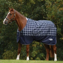 Saxon Defiant 600D Lite Standard Neck Rug - Navy / Plaid