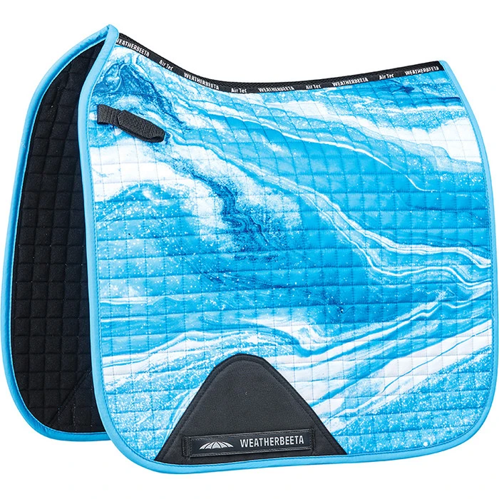 Weatherbeeta Prime Marble Dressage Saddle Pad 1008703 - Blue Swirl Colour Blue Swirl 3 Weatherbeeta Prime Marble Dressage Saddle Pad 1008703 - Blue Swirl Colour Blue Swirl