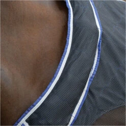 Weatherbeeta Wick Dri II Cooler Combo Neck - Charcoal / Blue / White -Chic Equestrian Supplies 1509 Weatherbeeta Wick Dri II Cooler Combo Neck 4.700x700