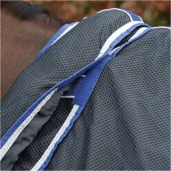 Weatherbeeta Wick Dri II Cooler Combo Neck - Charcoal / Blue / White -Chic Equestrian Supplies 1509 Weatherbeeta Wick Dri II Cooler Combo Neck 5.700x700