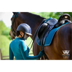 Woof Wear Dressage Saddle Cloth - Ocean Colour Ocean -Chic Equestrian Supplies 1790 Ocean204.700x700