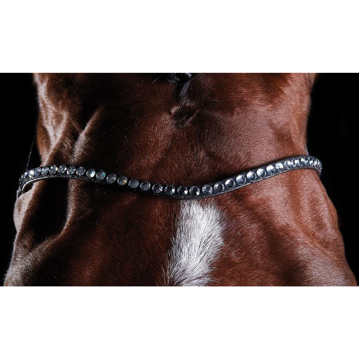 2022 Collegiate Comfitec Crystal Bridle 8077 - Brown 4 2022 Collegiate Comfitec Crystal Bridle 8077 - Brown - Image 2