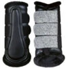 2022 HKM Sparkle Brushing Boots 13345 - Black / Silver