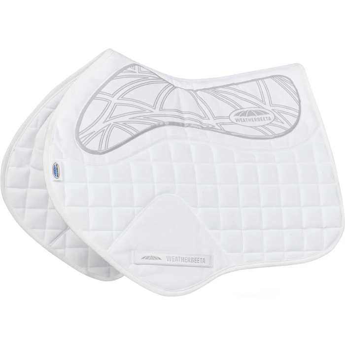 2022 Weatherbeeta Ultra Grip Jump Saddle Pad 10036100 - White 3 2022 Weatherbeeta Ultra Grip Jump Saddle Pad 10036100 - White