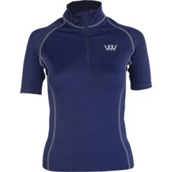 2022 Woof Wear Womens Short Sleeve Performance Riding Shirt & Full Size GP Saddle Cloth Bundle - Navy Colour Navy -Chic Equestrian Supplies 202220Woof20Wear20Womens20Short20Sleeve20Performance20Riding20Shirt2020General20Purpose20Saddle20Cloth20Bundle20 20Navy20top.700x700