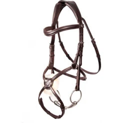 2023 Henry James Saddlery Mexican Grackle Bridle HJ-BR-05 - Havana Brown
