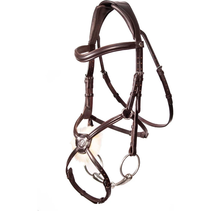 2023 Henry James Saddlery Mexican Grackle Bridle HJ-BR-05 - Havana Brown 3 2023 Henry James Saddlery Mexican Grackle Bridle HJ-BR-05 - Havana Brown