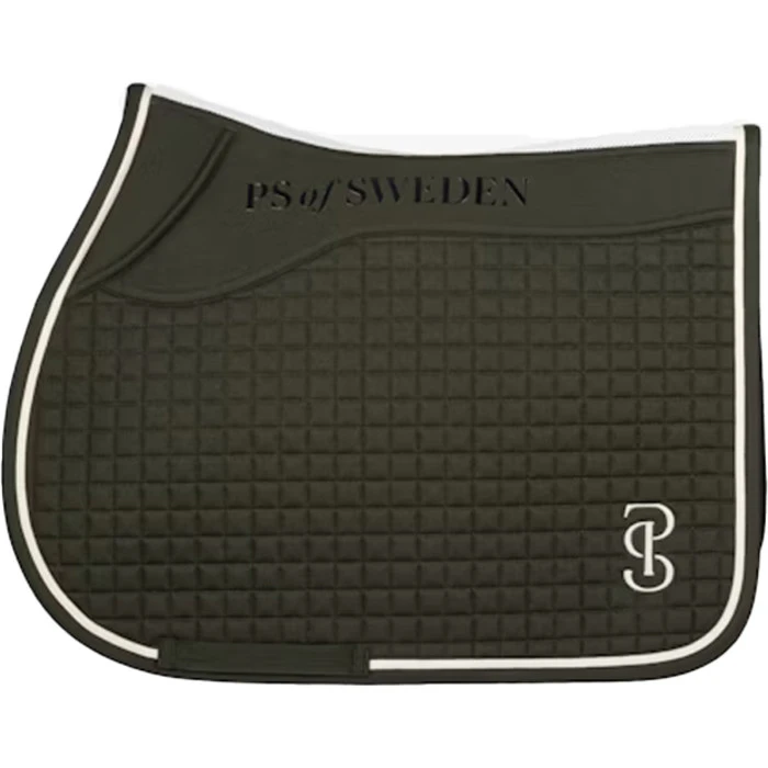 2023 PS Of Sweden Elite Jump Saddle Pad 1110-056 - Dark Green 3 2023 PS Of Sweden Elite Jump Saddle Pad 1110-056 - Dark Green