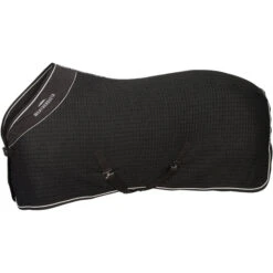 2023 Weatherbeeta Thermocell Standard Neck Cooler Fleece Rug 100621 - Dark Grey / White