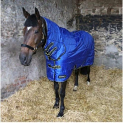 Hy Equestrian StormX Original 100 Combi Neck Rug - Blue / Yellow