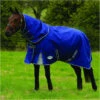 WeatherBeeta ComFiTec Premier Free II Medium-Lite Detach-A-Neck Turnout Rug - Blue / Grey -Chic Equestrian Supplies 2760 1.700x700