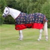 Hy Equestrian StormX Original Standard Neck Turnout Rug - Navy / Red 1 Hy Equestrian StormX Original Standard Neck Turnout Rug - Navy / Red -Chic Equestrian Supplies 3287 1.700x700