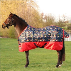 Hy Equestrian StormX Original 100 Standard Neck Rug - Navy / Red