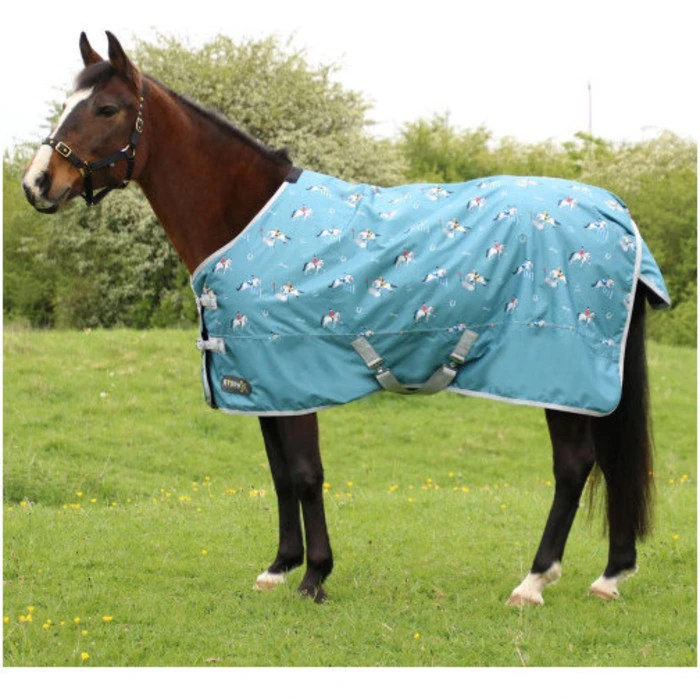 Hy Equestrian StormX Original Standard Neck Rug - Steel Blue / Grey 3 Hy Equestrian StormX Original Standard Neck Rug - Steel Blue / Grey