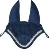 2022 Weatherbeeta Prime Bling Ear Bonnet 1002757 - Navy Colour Navy -Chic Equestrian Supplies 3936 1.700x700