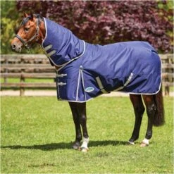 Weatherbeeta Comfitec Essential Lite Plus Detach-A-Neck Rug - Navy / Red