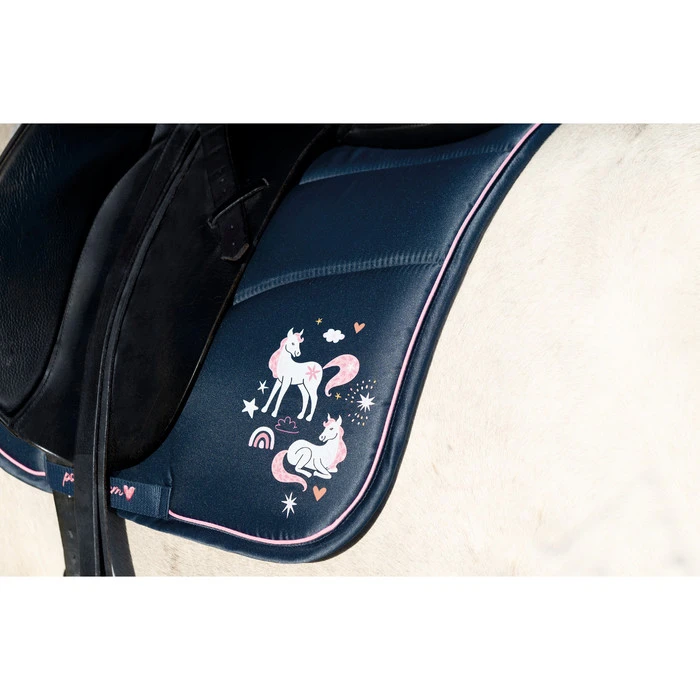 2022 HKM Pony Dream Saddle Cloth 13289 - Deep Blue 5 2022 HKM Pony Dream Saddle Cloth 13289 - Deep Blue - Image 3