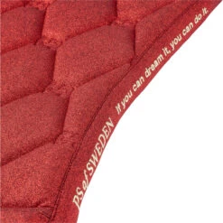 2022 PS Of Sweden Stardust Glitter Dressage Saddle Pad 20073-720 - Red -Chic Equestrian Supplies 5671 202220PS20Of20Sweden20Stardust20Glitter20Dressage20Saddle20Pad2020073 72020 20Red20Detail201.700x700
