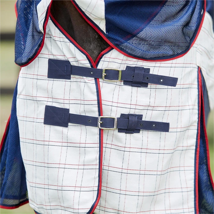 2023 Weatherbeeta Breeze With Surcingle IV Combo Neck 10183790 - White / Navy / Red Colour White / Navy / Red 7 2023 Weatherbeeta Breeze With Surcingle IV Combo Neck 10183790 - White / Navy / Red Colour White / Navy / Red - Image 5