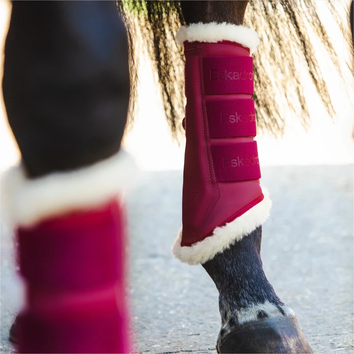 2023 Eskadron Softslate Evo-Wool Brushing Boots 555087 - Pink Colour Pink 4 2023 Eskadron Softslate Evo-Wool Brushing Boots 555087 - Pink Colour Pink - Image 2