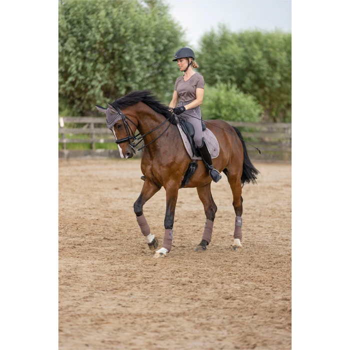 2023 HV Polo Jenna Dressage Saddle Pad 802093502 - Espresso Colour Espresso 6 2023 HV Polo Jenna Dressage Saddle Pad 802093502 - Espresso Colour Espresso - Image 4