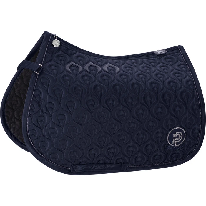2023 Eskadron Highgloss Peacock Saddle Cloth 214731 544 - Navy Colour Navy 4 2023 Eskadron Highgloss Peacock Saddle Cloth 214731 544 - Navy Colour Navy - Image 2