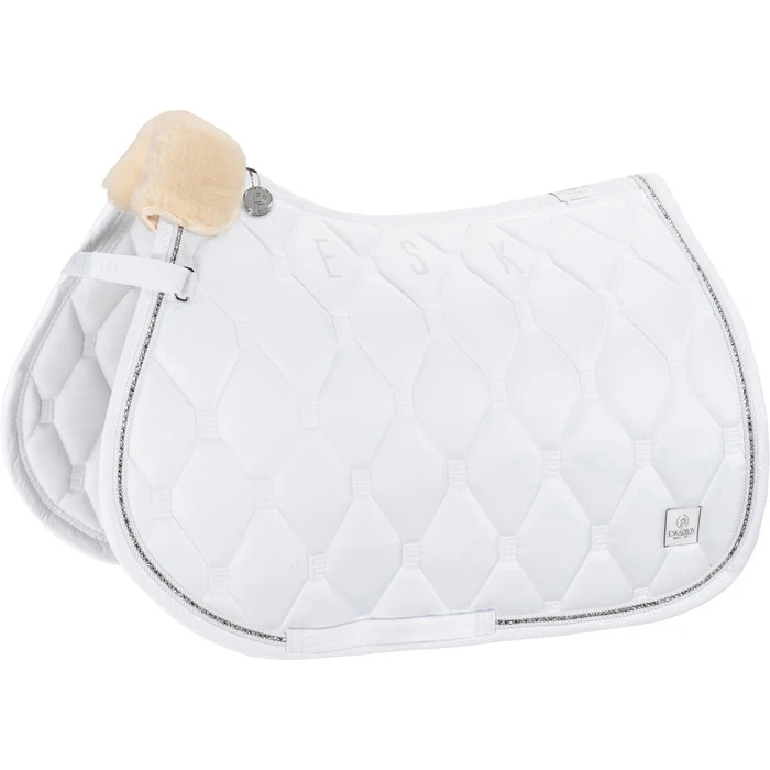 2023 Eskadron Glossy Crystal Saddle Cloth & Mesh Evo-Wool Tendon Boots Bundle 218131555131 - White 5 2023 Eskadron Glossy Crystal Saddle Cloth & Mesh Evo-Wool Tendon Boots Bundle 218131555131 - White - Image 3