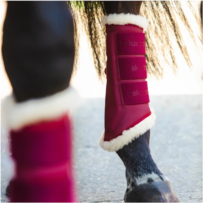2023 Eskadron Cotton Compact Saddle Pad & Softslate Evo-Wool Brushing Boots Bundle 222087555087 - Pink Colour Pink 7 2023 Eskadron Cotton Compact Saddle Pad & Softslate Evo-Wool Brushing Boots Bundle 222087555087 - Pink Colour Pink - Image 5
