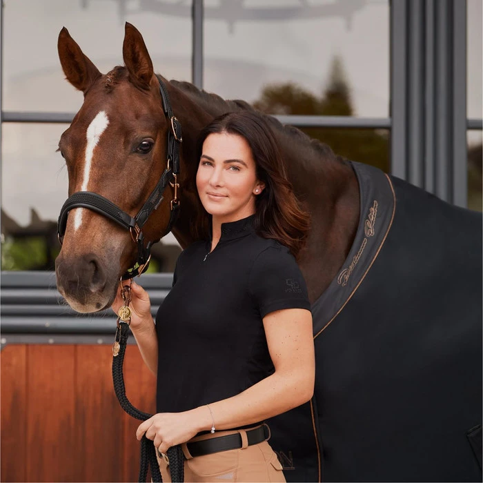 2023 Eskadron Platinum Softshell Air Sweat Rug 128539331290 - Black 4 2023 Eskadron Platinum Softshell Air Sweat Rug 128539331290 - Black - Image 2