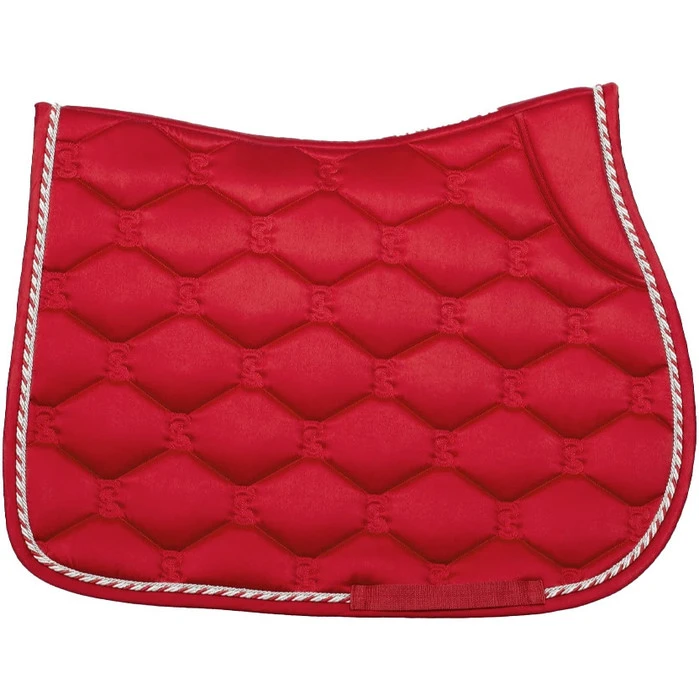 2023 PS Of Sweden Signature Jump Saddle Pad 1110-039 - Chilli Red Colour Chilli Red 4 2023 PS Of Sweden Signature Jump Saddle Pad 1110-039 - Chilli Red Colour Chilli Red - Image 2