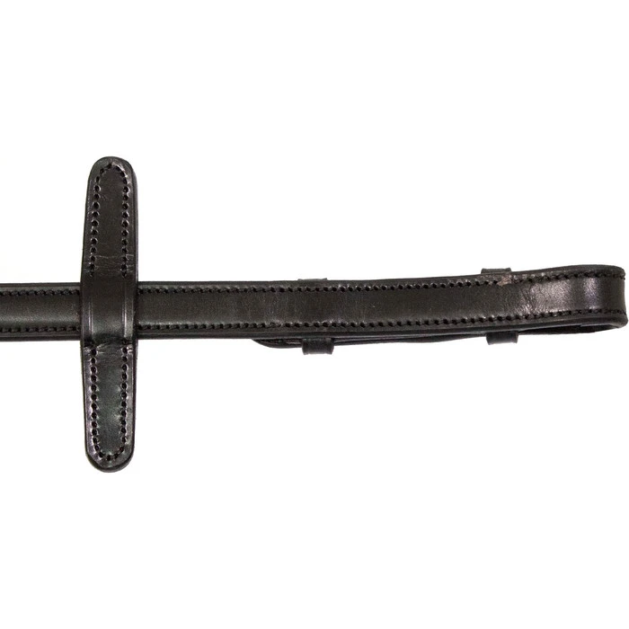 2023 Henry James Saddlery Small Pimple Hybrid Rubber Reins With Leather Stoppers RR6 - Black Colour Black 5 2023 Henry James Saddlery Small Pimple Hybrid Rubber Reins With Leather Stoppers RR6 - Black Colour Black - Image 3