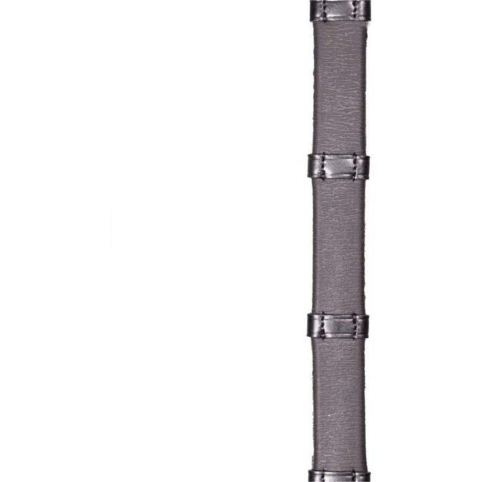 2023 Henry James Saddlery Xtreme Eventer Hybrid Rubber Reins With Leather Stoppers RR7 - Black Colour Black 6 2023 Henry James Saddlery Xtreme Eventer Hybrid Rubber Reins With Leather Stoppers RR7 - Black Colour Black - Image 4