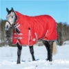 Weatherbeeta Comfitec Classic Heavy Combo Neck Rug - Red / Silver