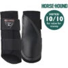 Equilibrium Tri-Zone Brushing Boots Black -Chic Equestrian Supplies Brushing Boots horse and hound rating.700x700