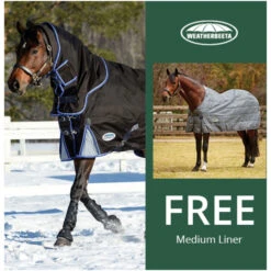 Weatherbeeta Comfitec Ultra Cozi Medium-Lite Detach-A-Neck Rug - Charcoal / Blue 6 Weatherbeeta Comfitec Ultra Cozi Medium-Lite Detach-A-Neck Rug - Charcoal / Blue -Chic Equestrian Supplies Jan2020222.700x700 1