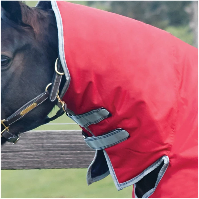 2022 Weatherbeeta Comfitec Classic Lite Combo Neck Turnout Rug - Red / Silver Colour Red/Silver 4 2022 Weatherbeeta Comfitec Classic Lite Combo Neck Turnout Rug - Red / Silver Colour Red/Silver - Image 2