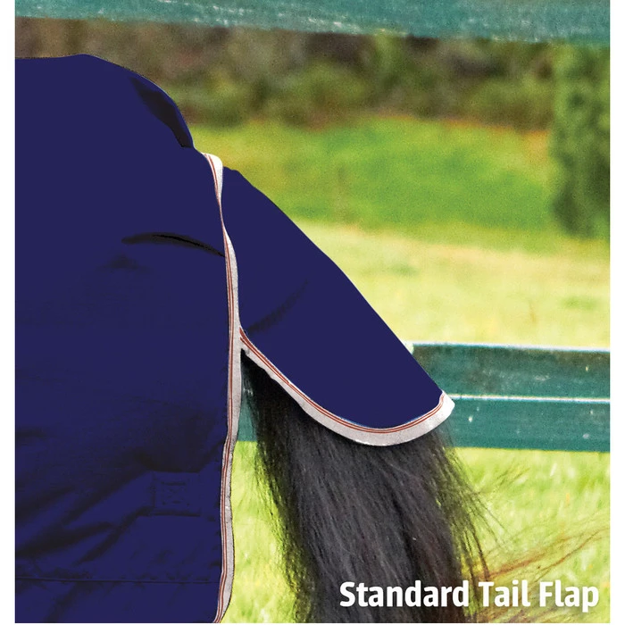 2022 Weatherbeeta Comfitec Essential Heavy Combo Neck Turnout Rug - Navy / Silver 5 2022 Weatherbeeta Comfitec Essential Heavy Combo Neck Turnout Rug - Navy / Silver - Image 3