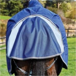 Weatherbeeta Comfitec Premier Medium Detach-A-Neck Rug - Blue / Grey -Chic Equestrian Supplies Weatherbeeta20Comfitec20Premier20Free20Ii20Detach A Neck20Medium20Dark20Blue20Grey20White20 20Back.700x700