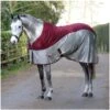 Weatherbeeta Micro-Air Cooler Standard Neck - Burgundy / Grey -Chic Equestrian Supplies Weatherbeeta20MicroAir20Cooler20Standard20Neck20Burgundy20Grey.700x700