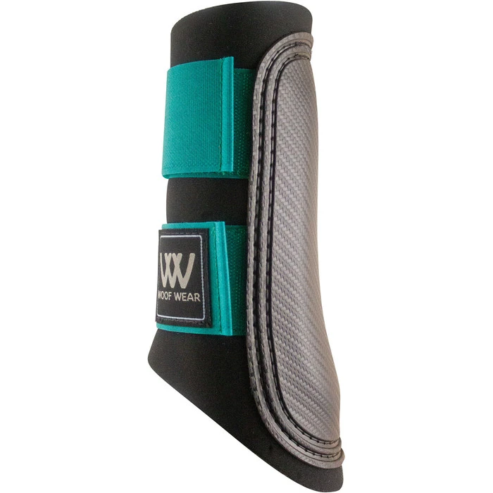 Woof Wear Club Brushing Boots - Black / Ocean Colour Black/Ocean 3 Woof Wear Club Brushing Boots - Black / Ocean Colour Black/Ocean