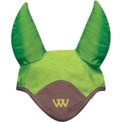 2022 Woof Wear Horse Hi-Viz Fly Veil WS0016 - Lime Colour Lime