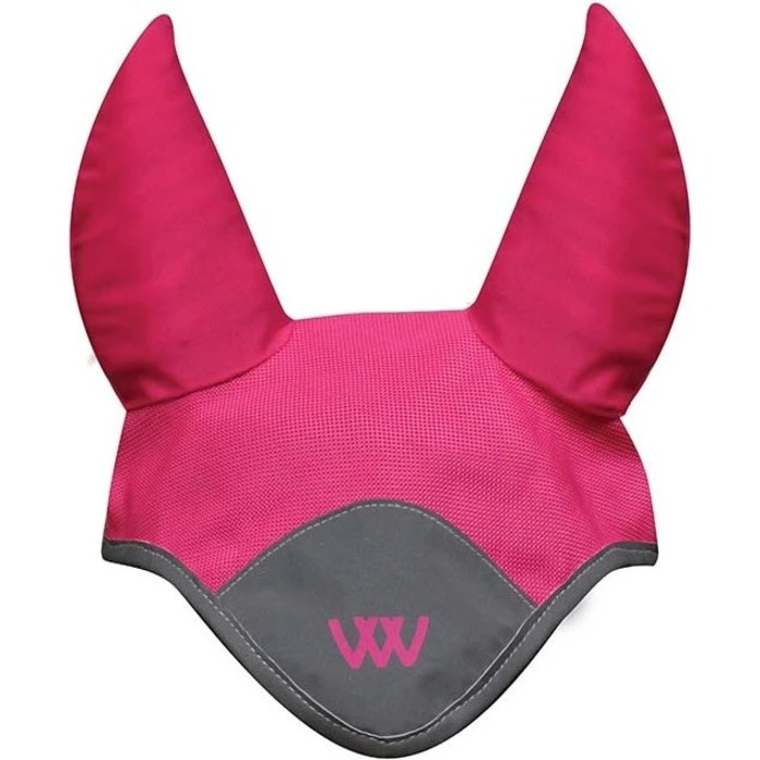 2022 Woof Wear Horse Hi-Viz Fly Veil WS0016 - Pink Colour Pink 3 2022 Woof Wear Horse Hi-Viz Fly Veil WS0016 - Pink Colour Pink