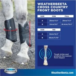 Weatherbeeta Cross Country Boots Front - Black 10 Weatherbeeta Cross Country Boots Front - Black -Chic Equestrian Supplies aeb339861b8135e2490825fff471511b.700x700