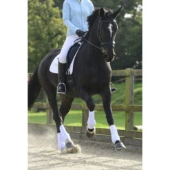 Equilibrium Stretch & Flex Training Wraps White -Chic Equestrian Supplies equilibrium stretch flex training wraps white eqb0500 worn.700x700