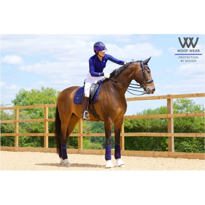 Woof Wear Vision Dressage Pad - Navy Colour Navy 4 Woof Wear Vision Dressage Pad - Navy Colour Navy - Image 2