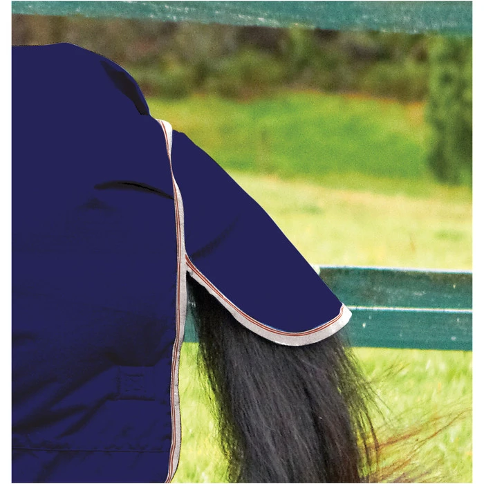 2022 Weatherbeeta Comfitec Essential Lite Standard Neck Turnout Rug - Navy / Silver 7 2022 Weatherbeeta Comfitec Essential Lite Standard Neck Turnout Rug - Navy / Silver - Image 5